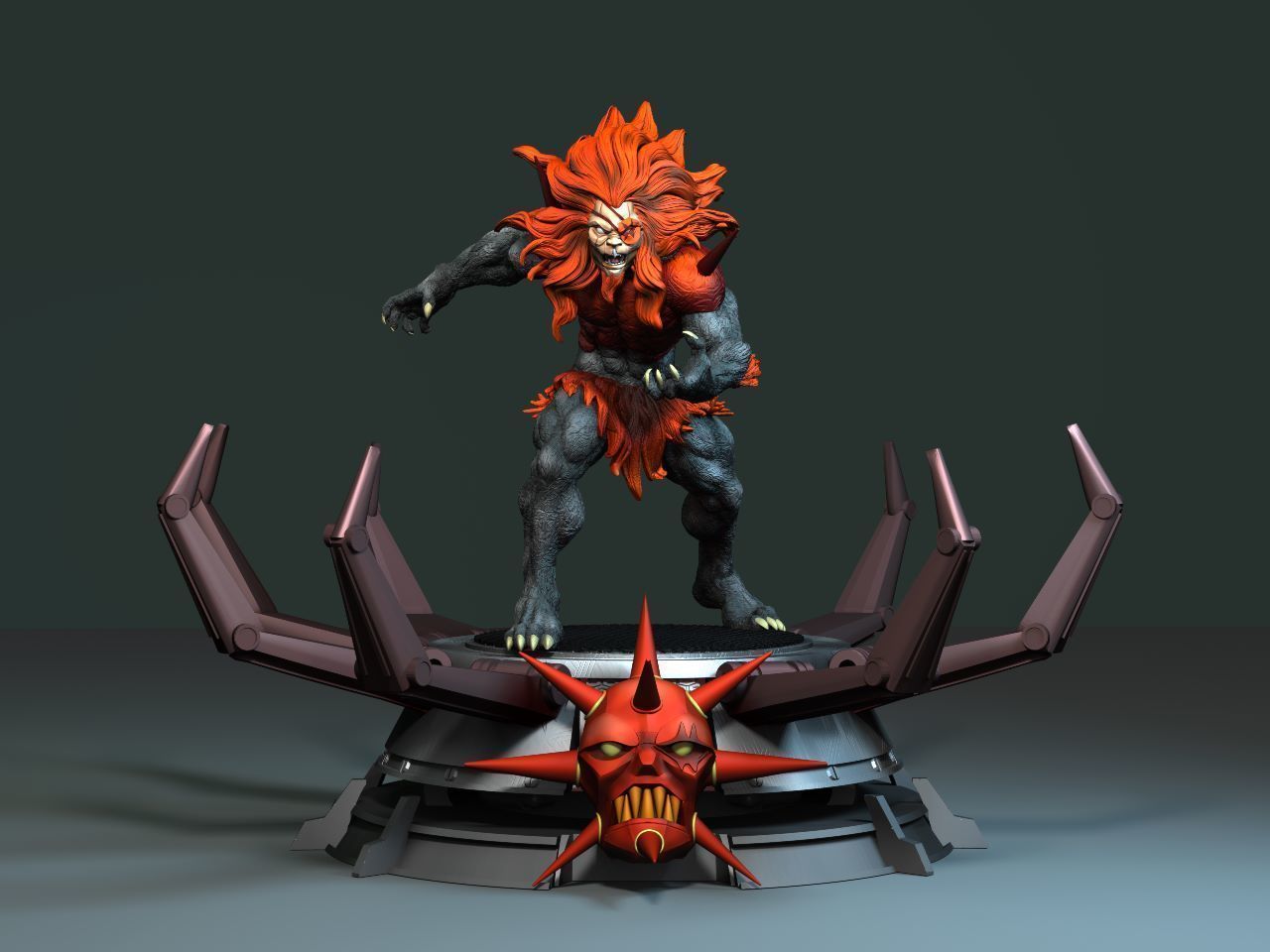 SILVERHAWKS COLLECTION 6 CHARACTERS STL FILES 3D print model_17