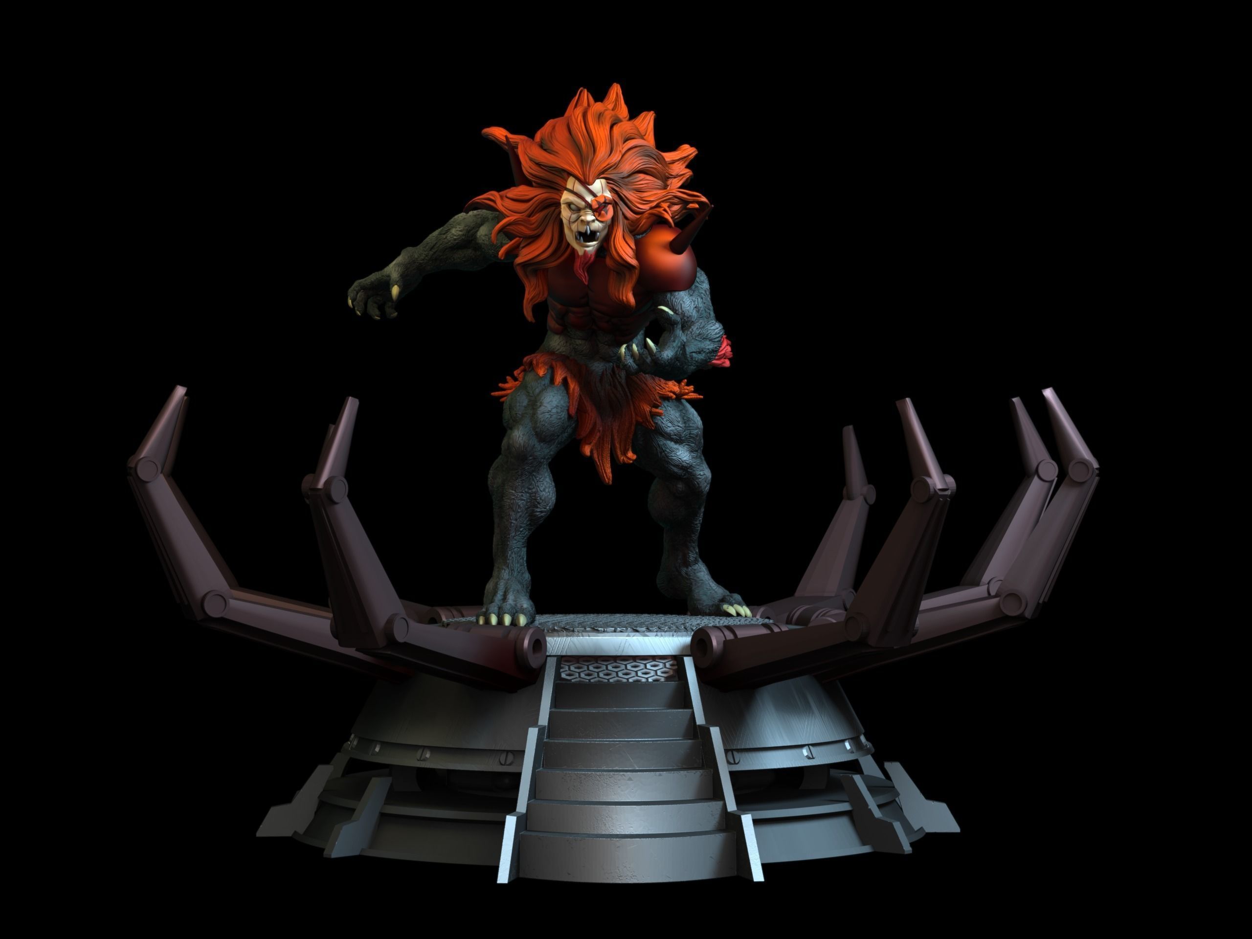 SILVERHAWKS COLLECTION 6 CHARACTERS STL FILES 3D print model_18