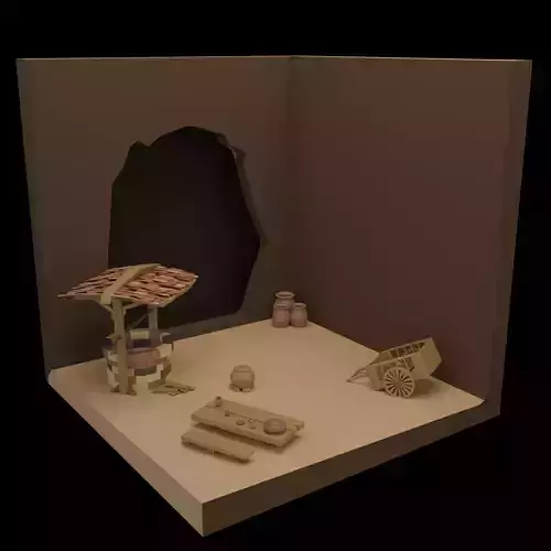 Sahara Desert Free low-poly 3D model