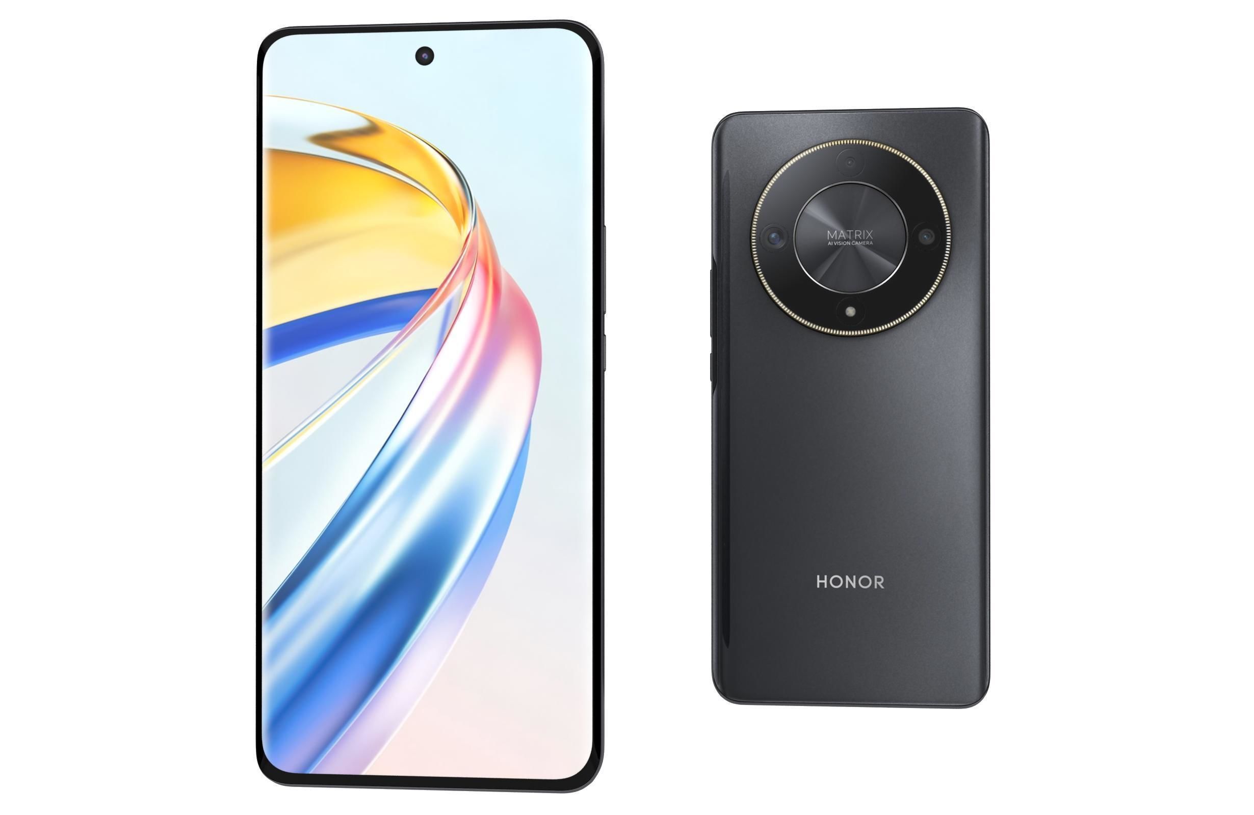 Honor X9b Midnight Black 3D model_7