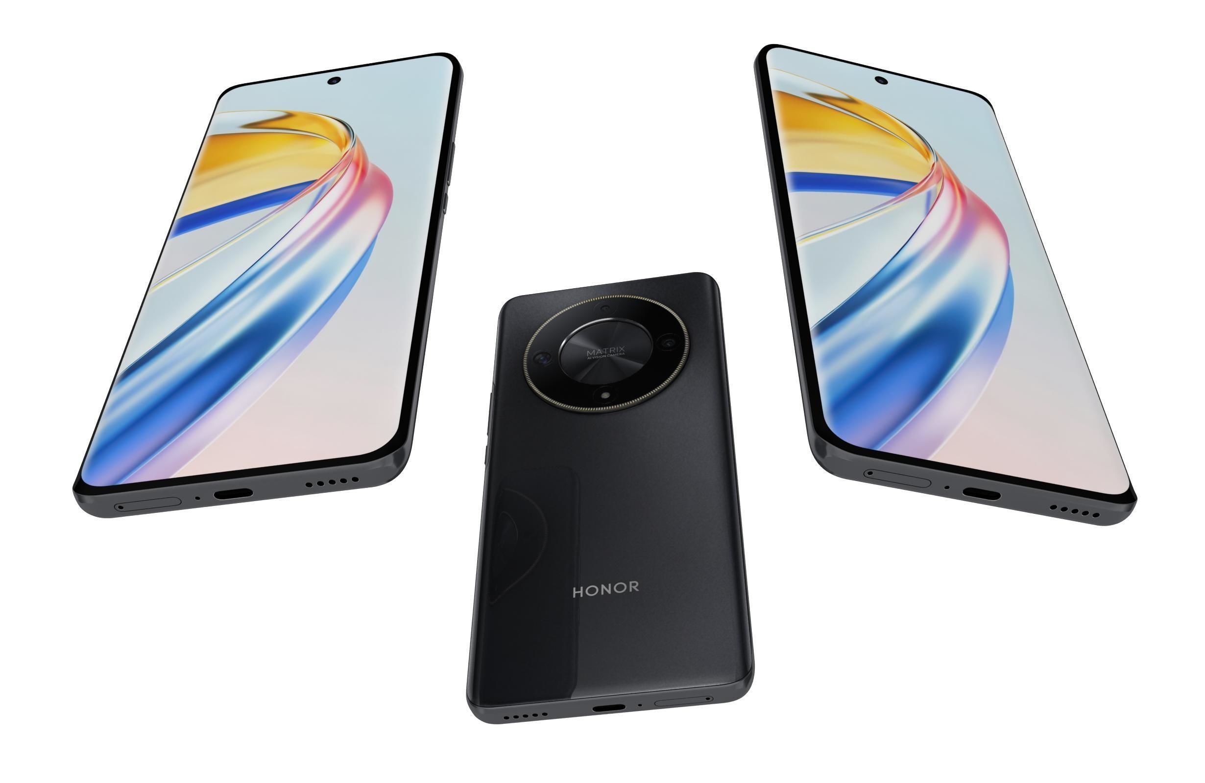 Honor X9b Midnight Black 3D model_2