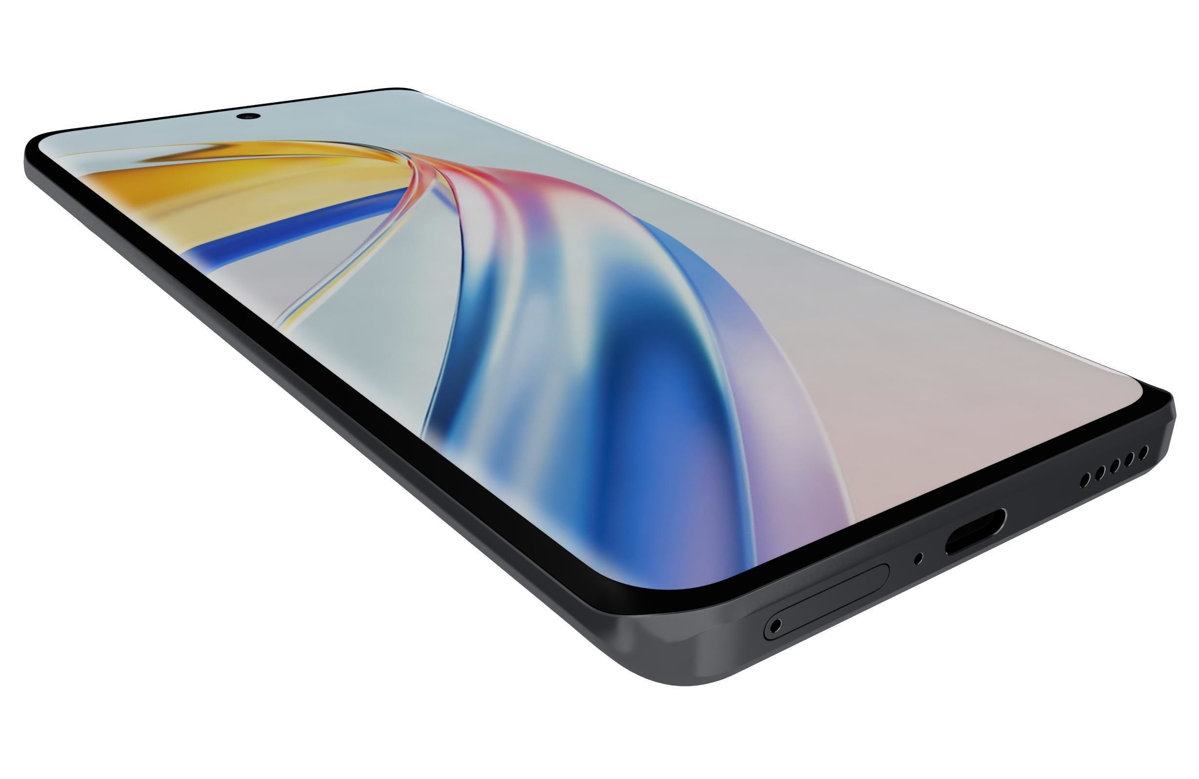 Honor X9b Midnight Black 3D model_12
