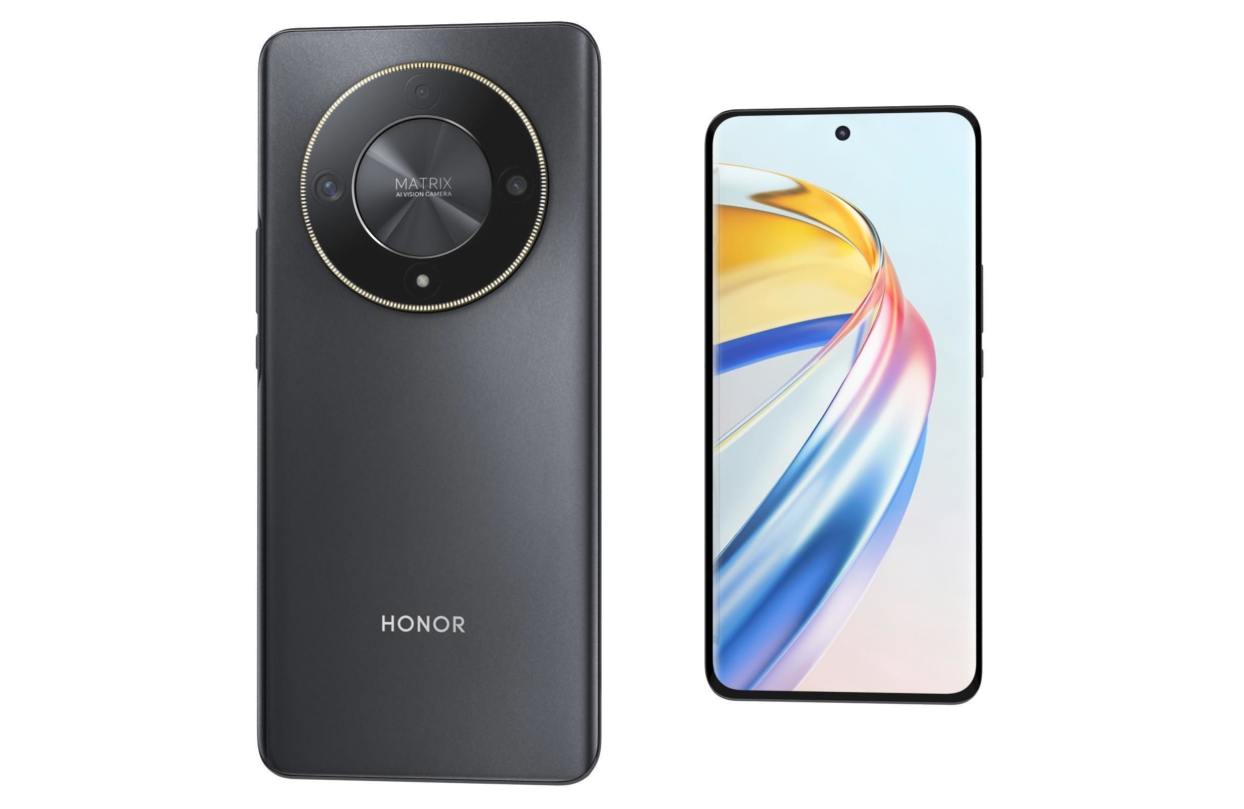 Honor X9b Midnight Black 3D model_5