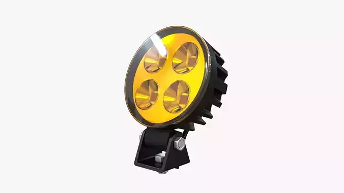 Circular Amber LED Light Bar V2