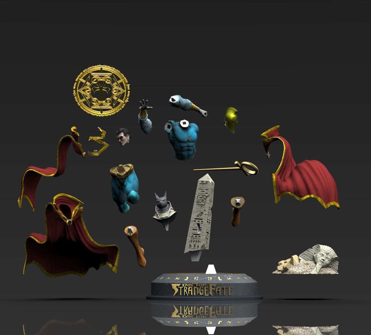 Amalgam Comics collection Pt1 STL files for 3D Printing files 3D print model_6