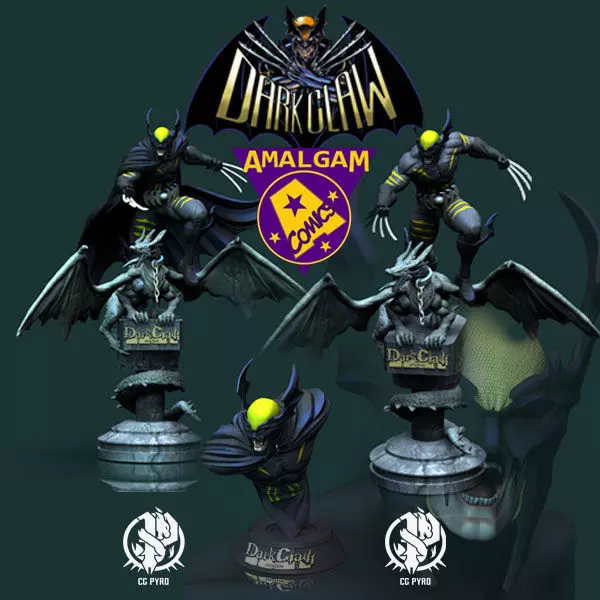 Amalgam Comics collection Pt1 STL files for 3D Printing files 3D print model_0