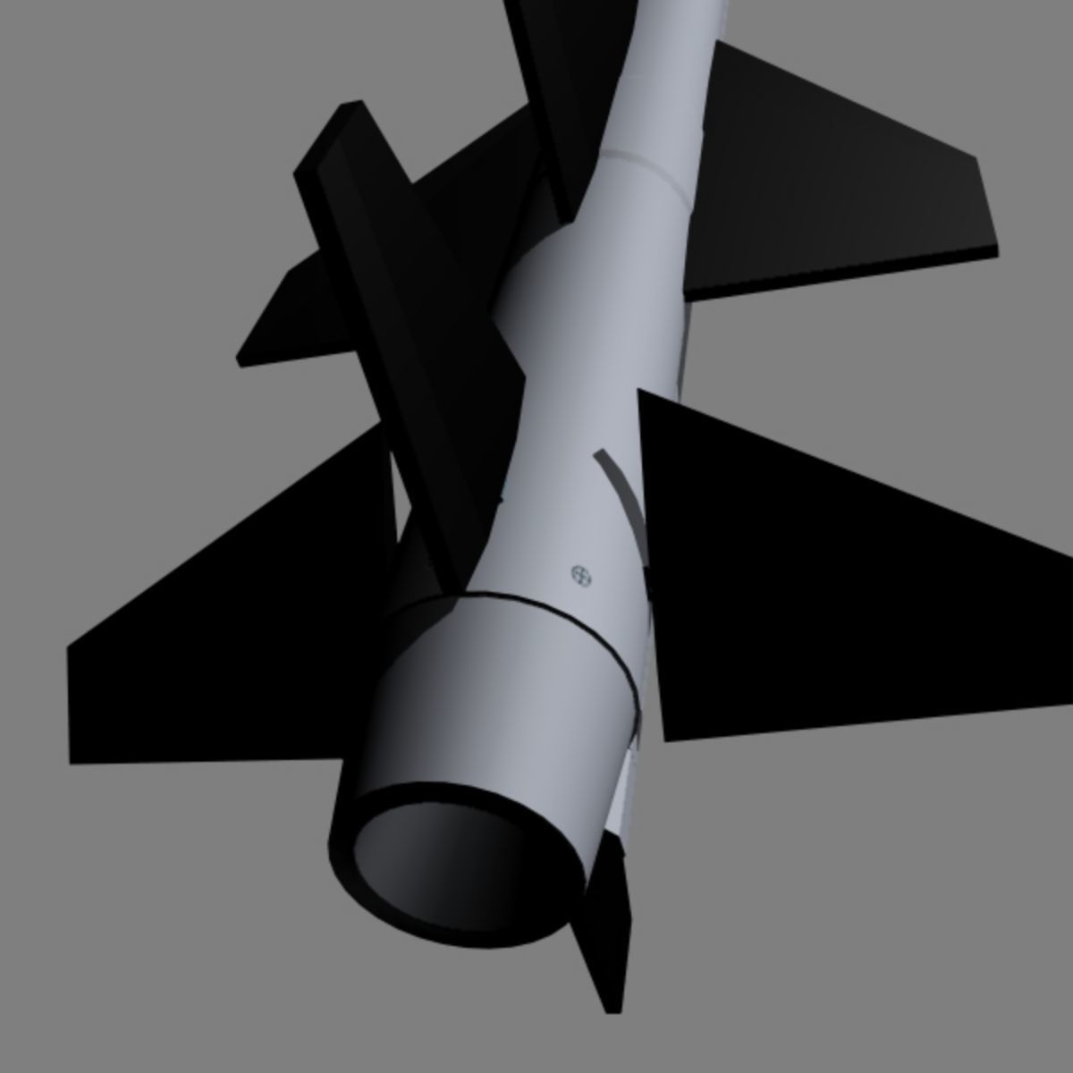 Barak I Missile Low-poly 3D model_4