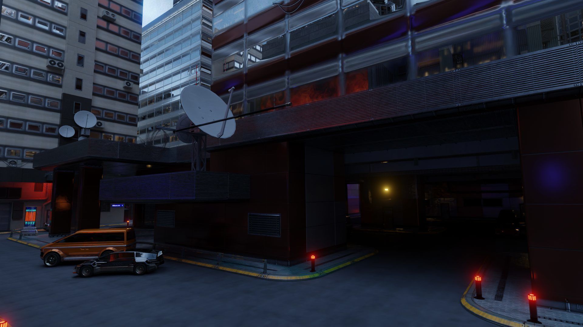 Super large cyberpunk city 3D model_4