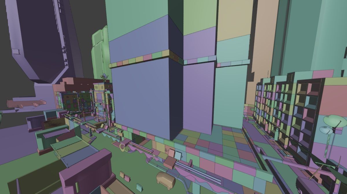 Super large cyberpunk city 3D model_7