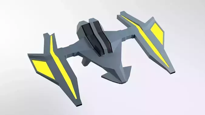Craft Spaceship 3D Model