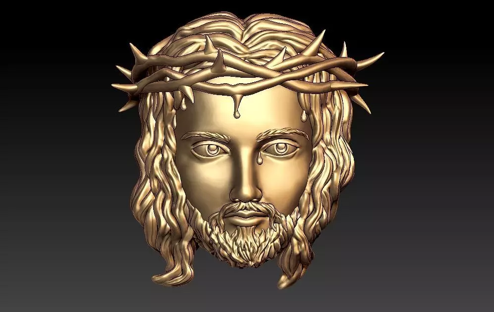Jesus Head 3D print model