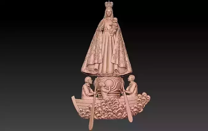 Mother mary model 3D print model