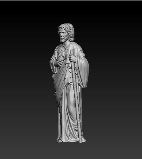 Saint Judas Model 3D print model_4