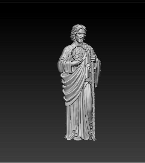 Saint Judas Model 3D print model_3