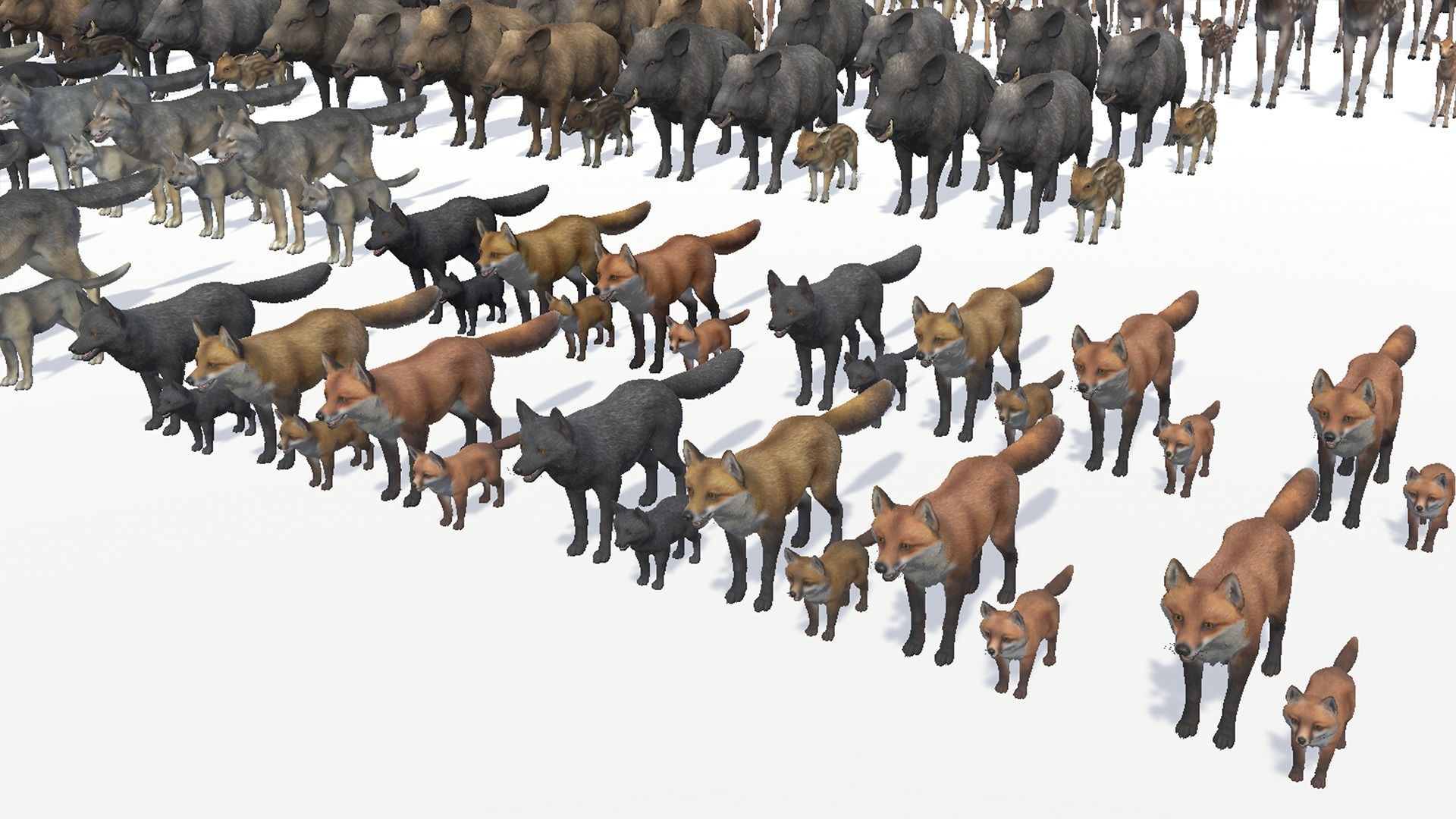 FOREST ANIMALS 3 3D Model Collection_21