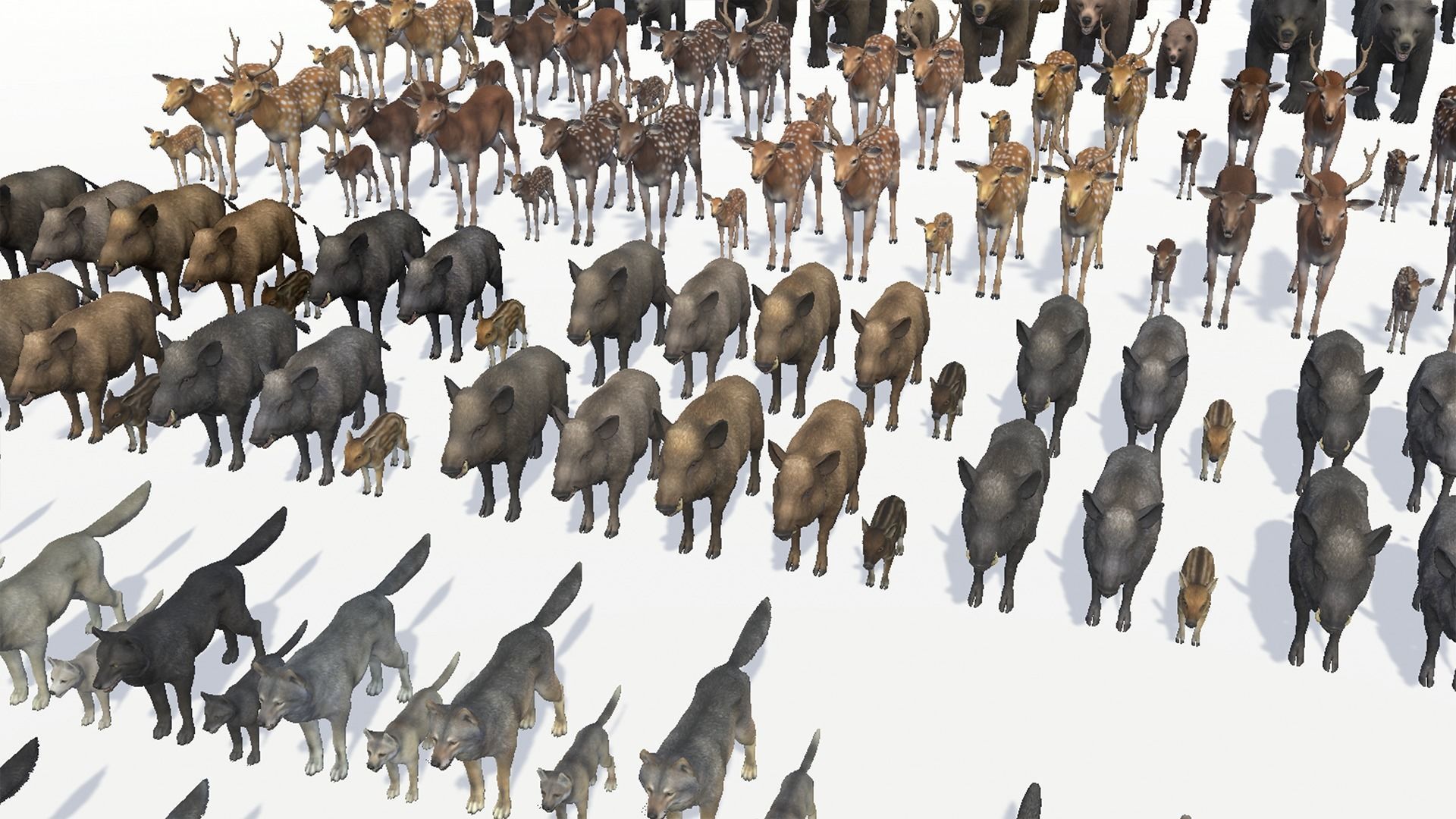 FOREST ANIMALS 3 3D Model Collection_23