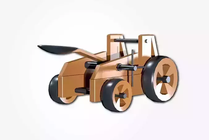Catapult - Medieval Catapult 3D model