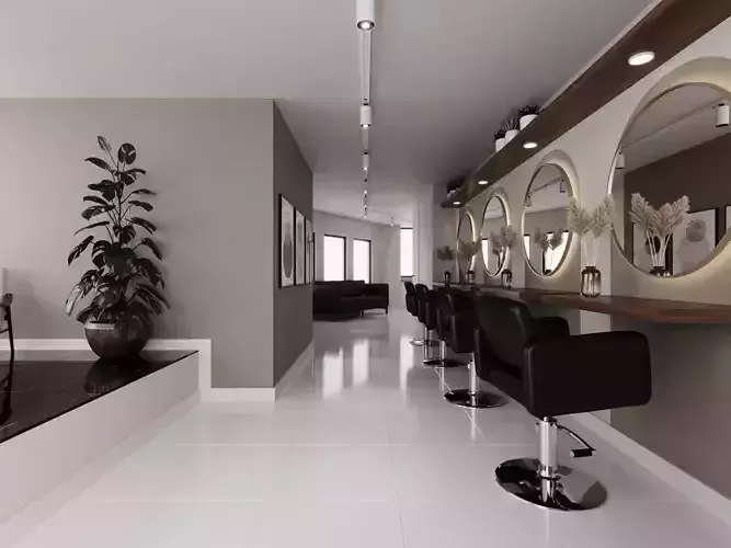 Hairdresser by FGM 3D model