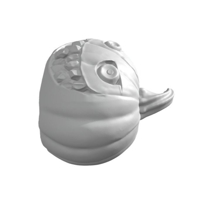 Halloween scary pumpkin 3D print model_3