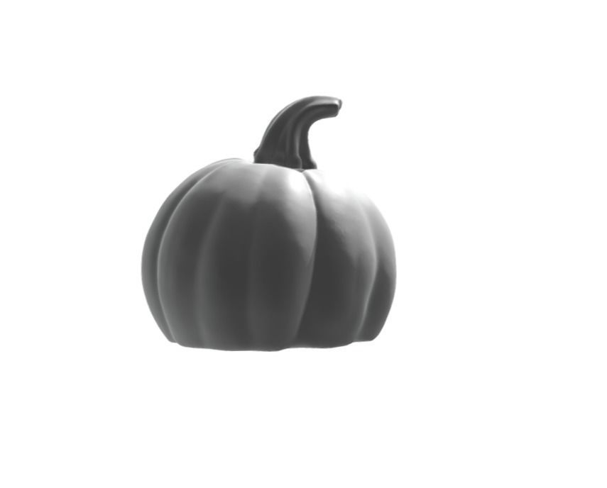 Halloween scary pumpkin 3D print model_2
