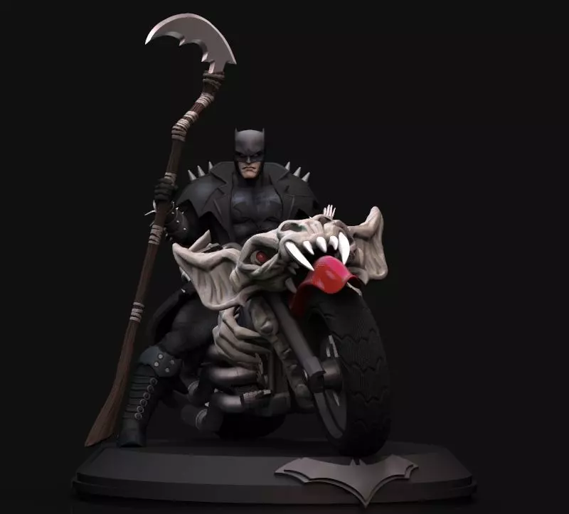 BATMAN DEATH METAL COLLECTION 3 MAIN CHARACTERS STL 3d printing 3D print model