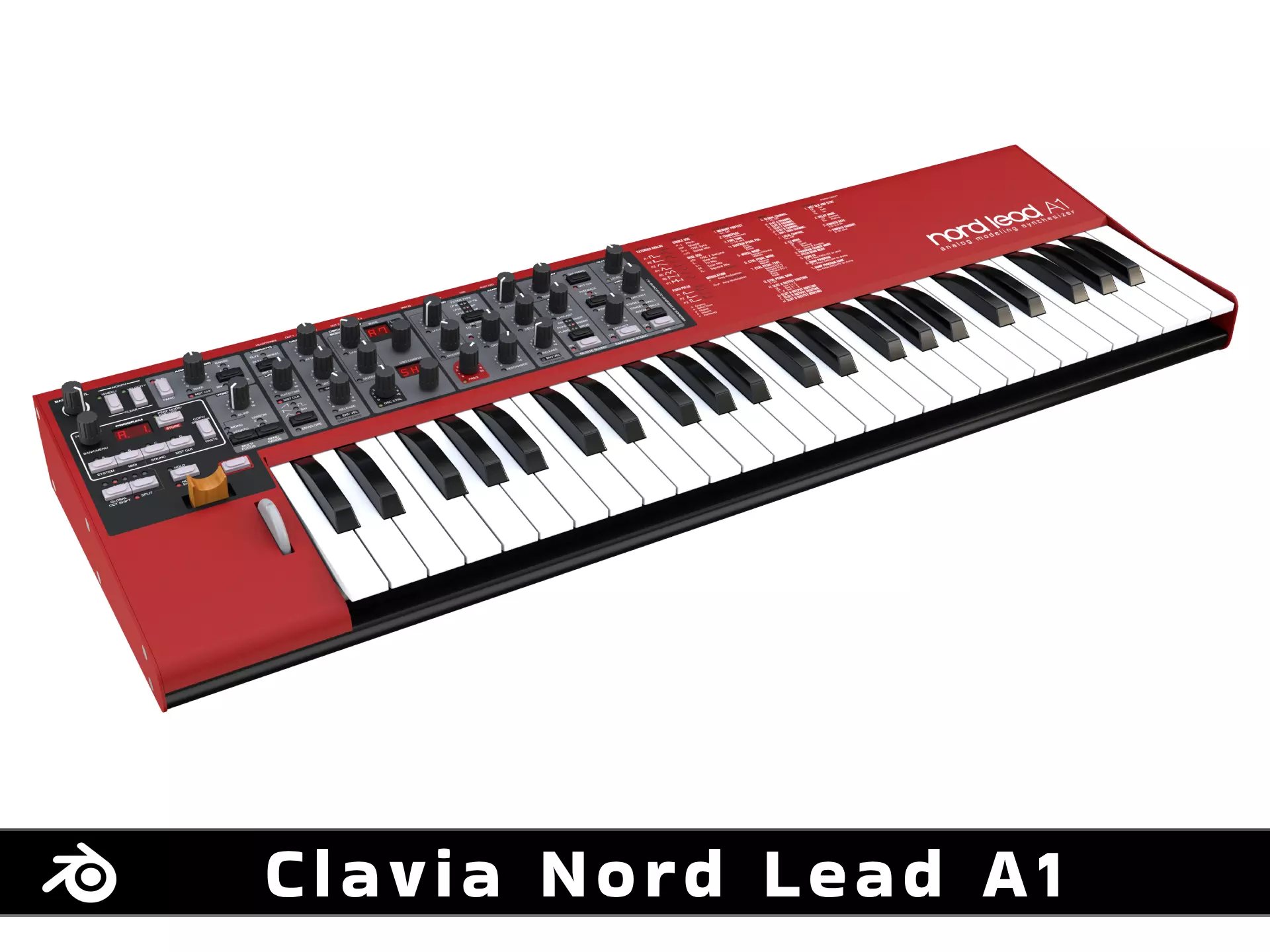 Synthesizer - Clavia Nord Lead A1 3D model_0