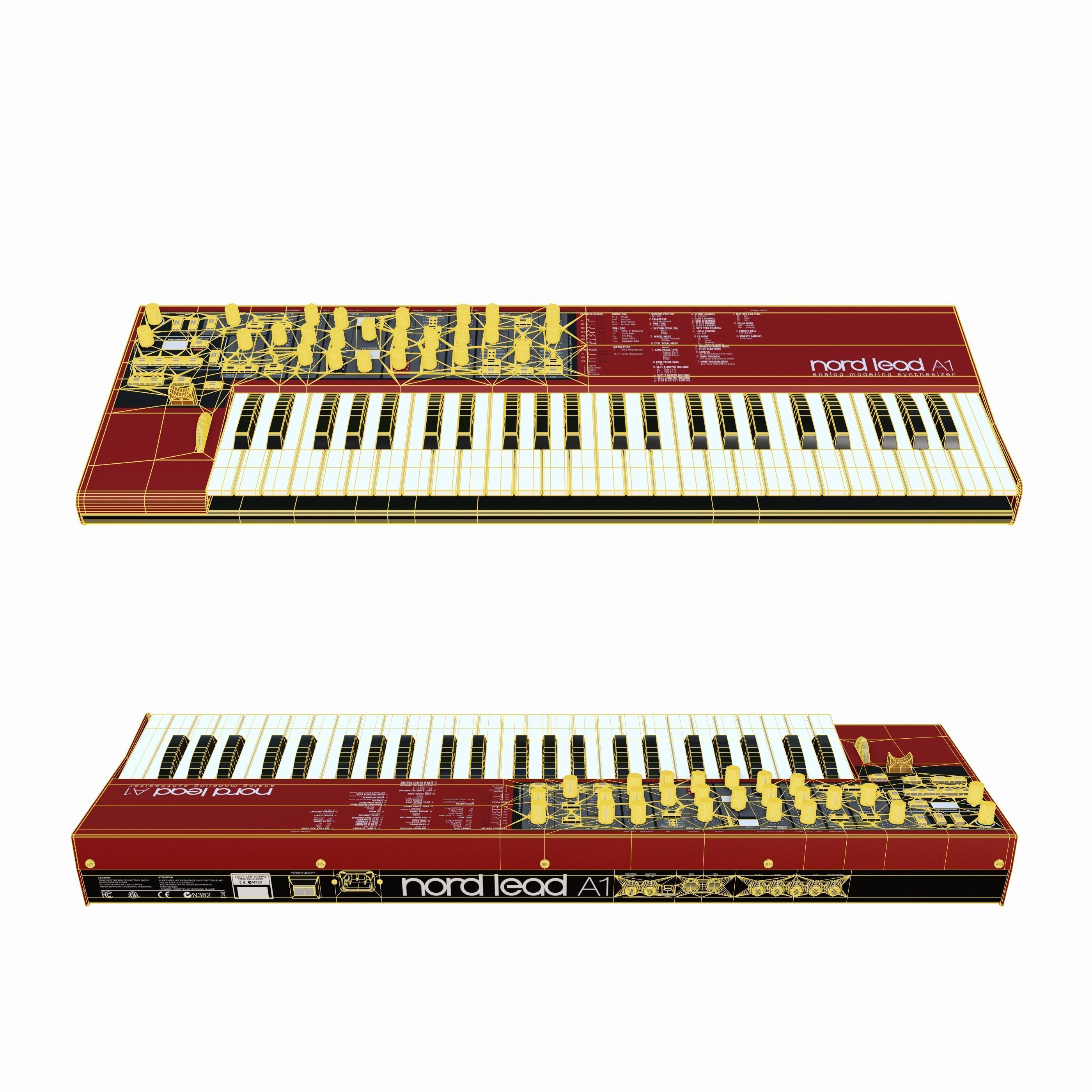 Synthesizer - Clavia Nord Lead A1 3D model_4