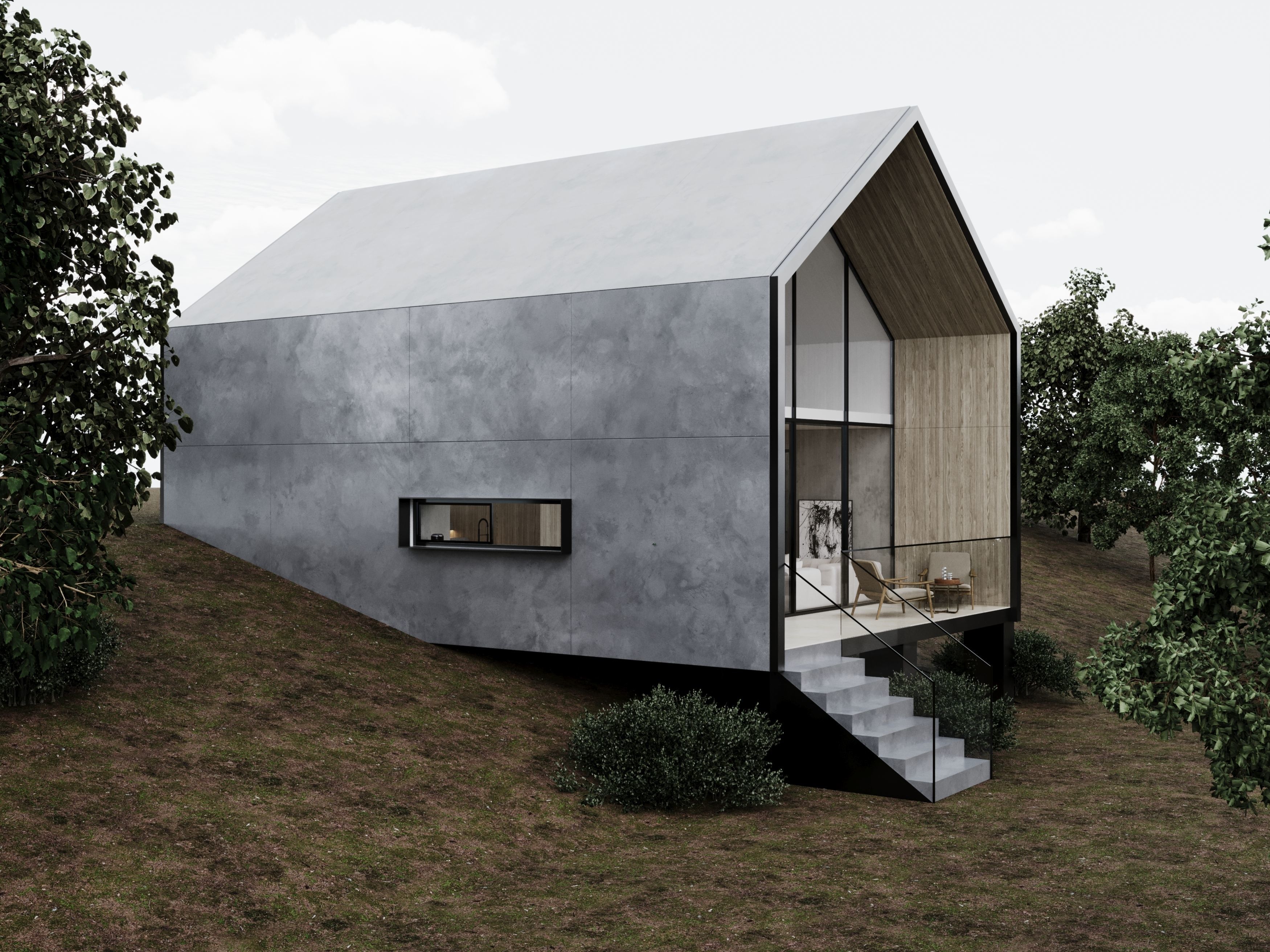 Level House by FGM 3D model_1