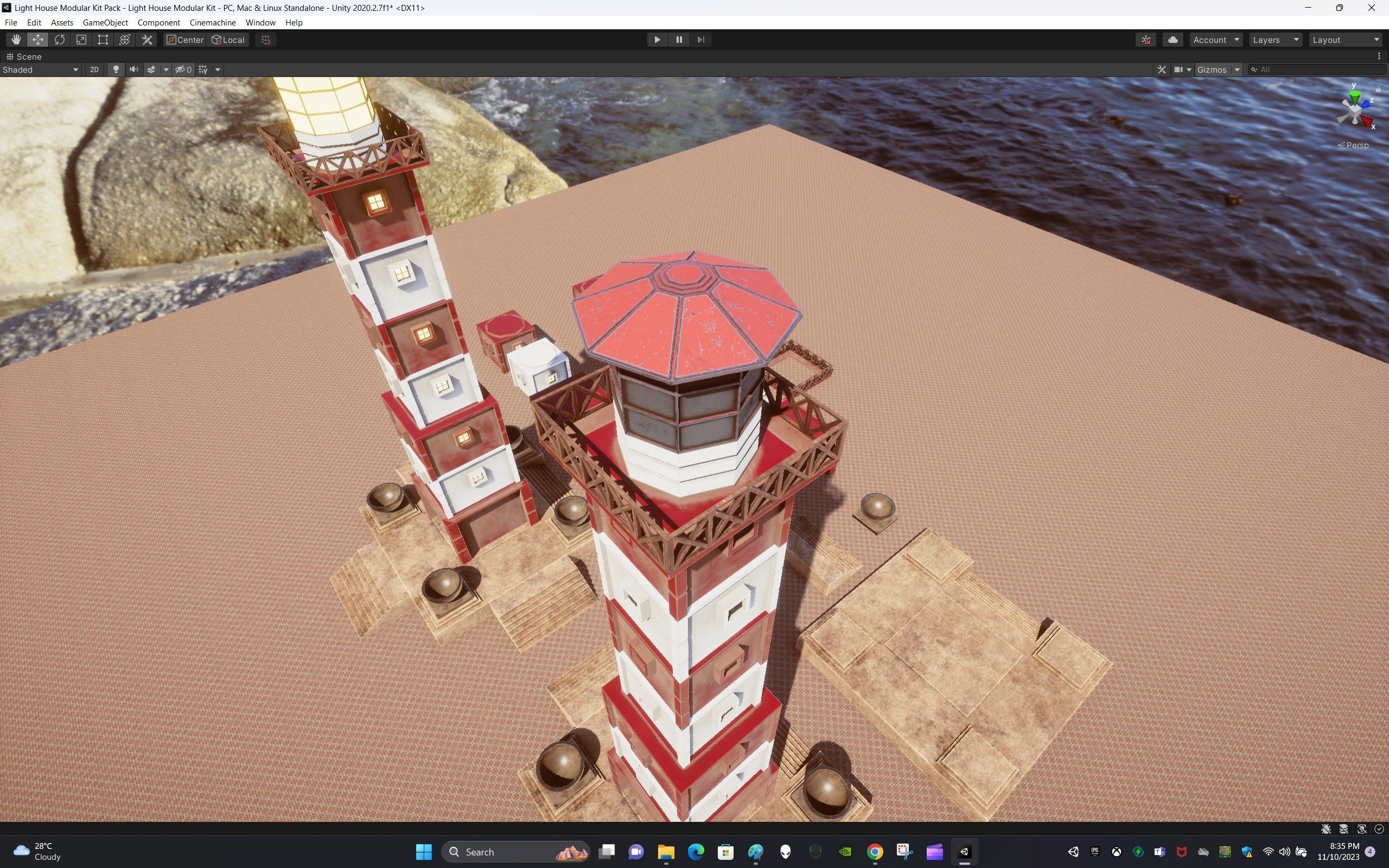 Light House Modular Kit Low-poly 3D model_20