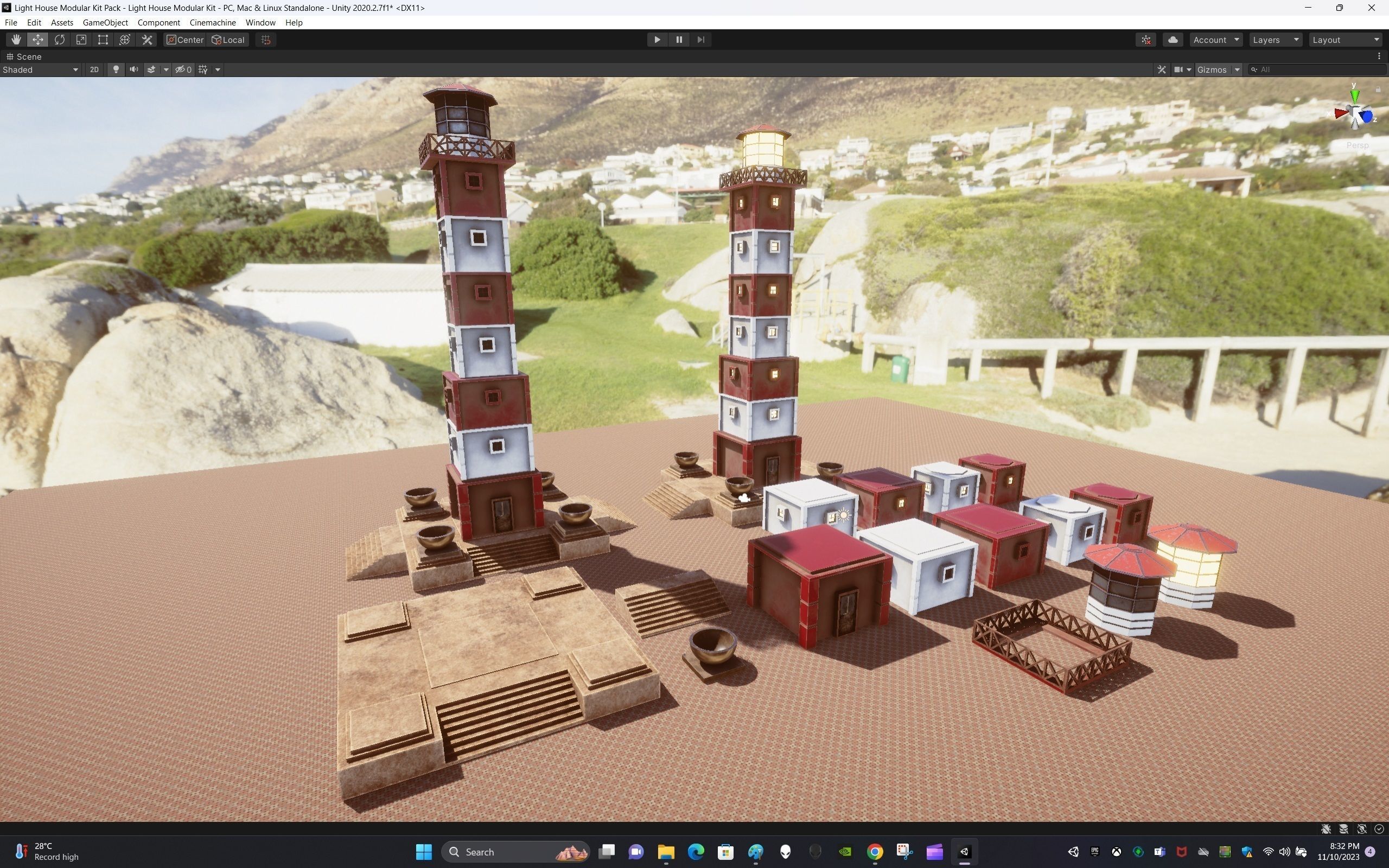 Light House Modular Kit Low-poly 3D model_16