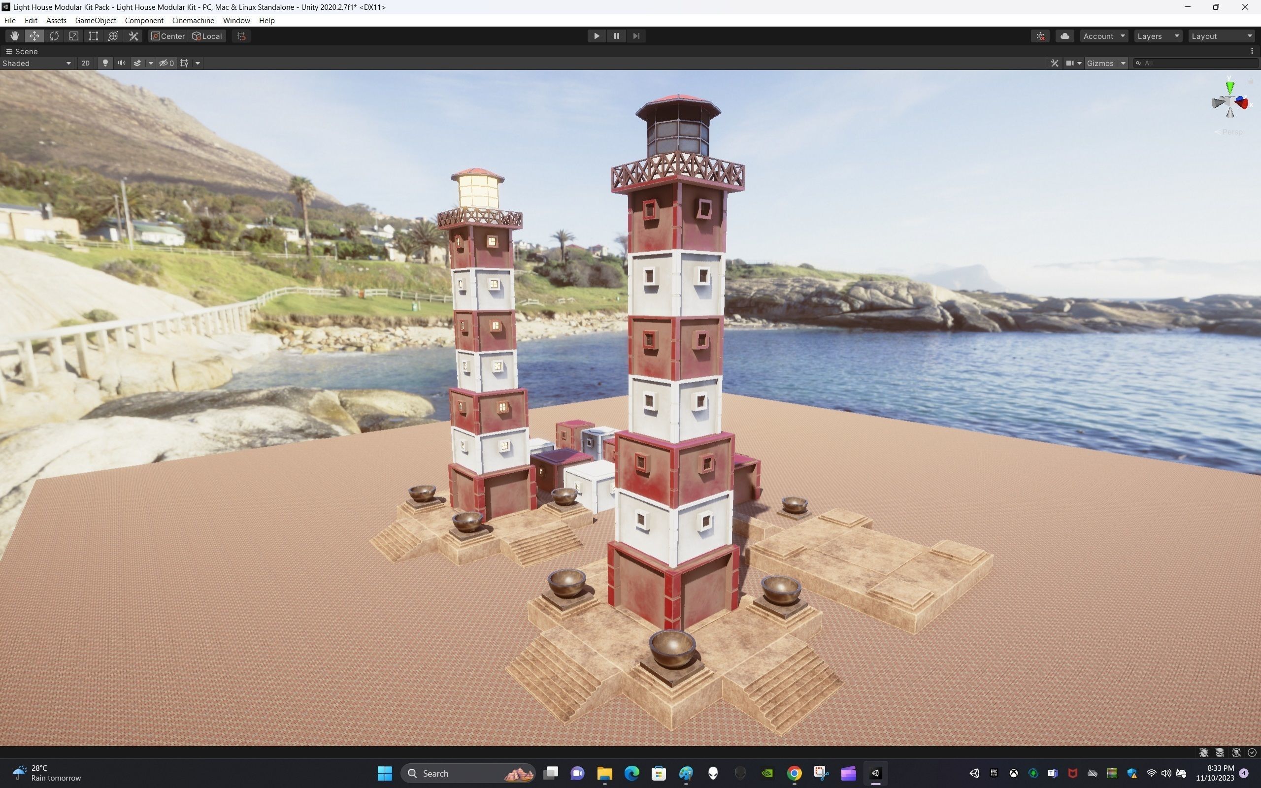 Light House Modular Kit Low-poly 3D model_18
