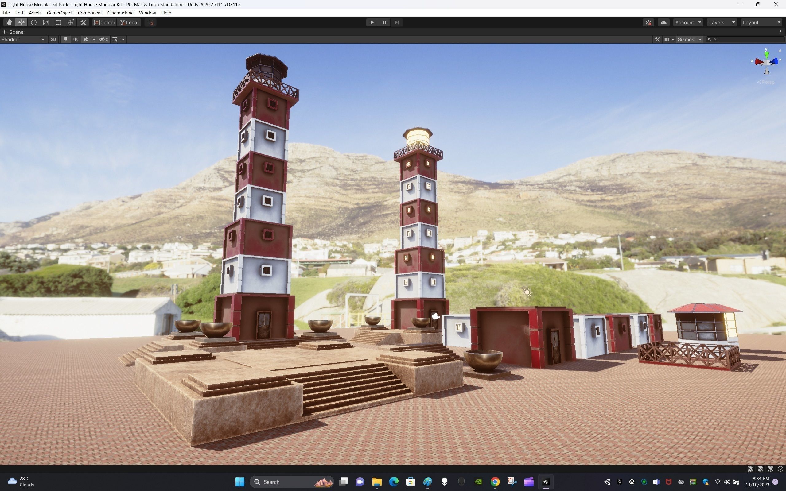 Light House Modular Kit Low-poly 3D model_19