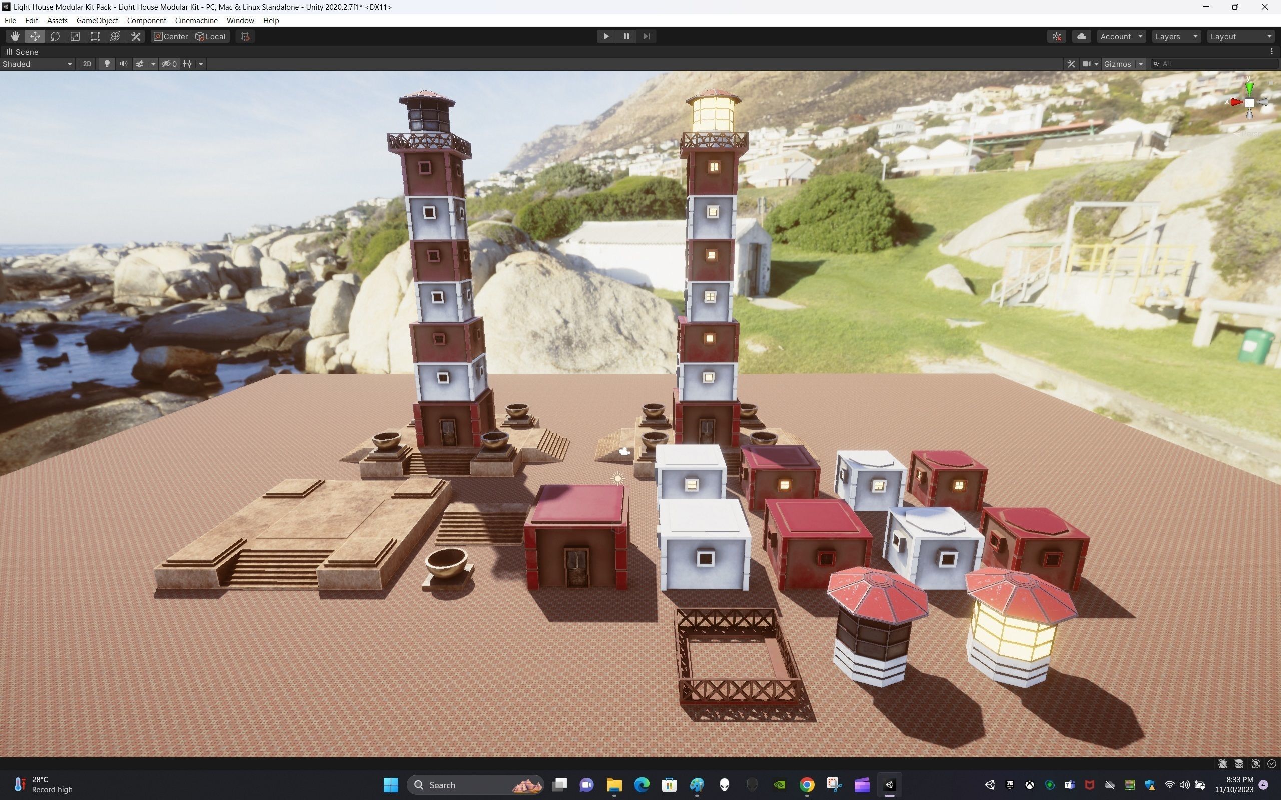 Light House Modular Kit Low-poly 3D model_17