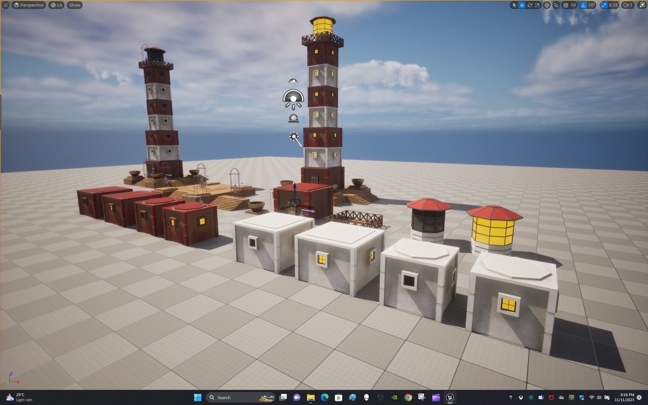 Light House Modular Kit Low-poly 3D model_26