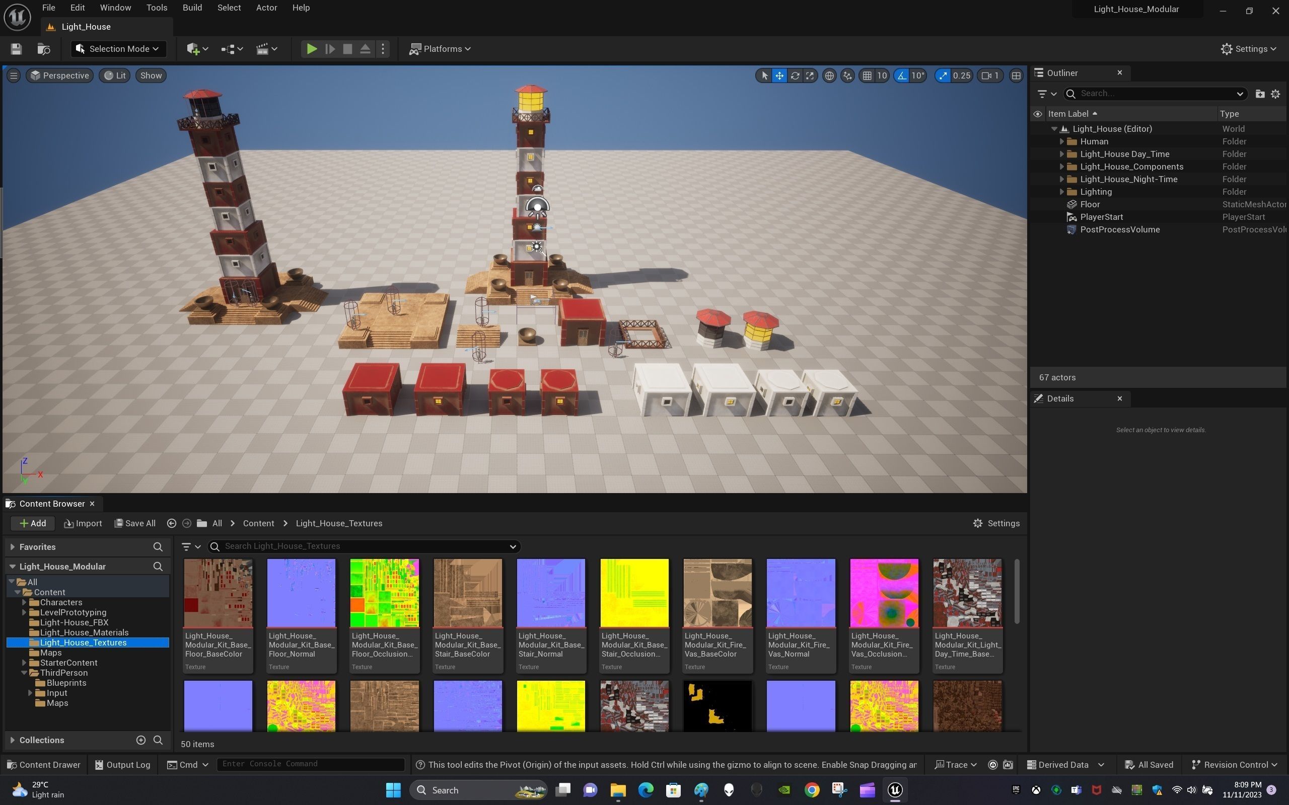 Light House Modular Kit Low-poly 3D model_24