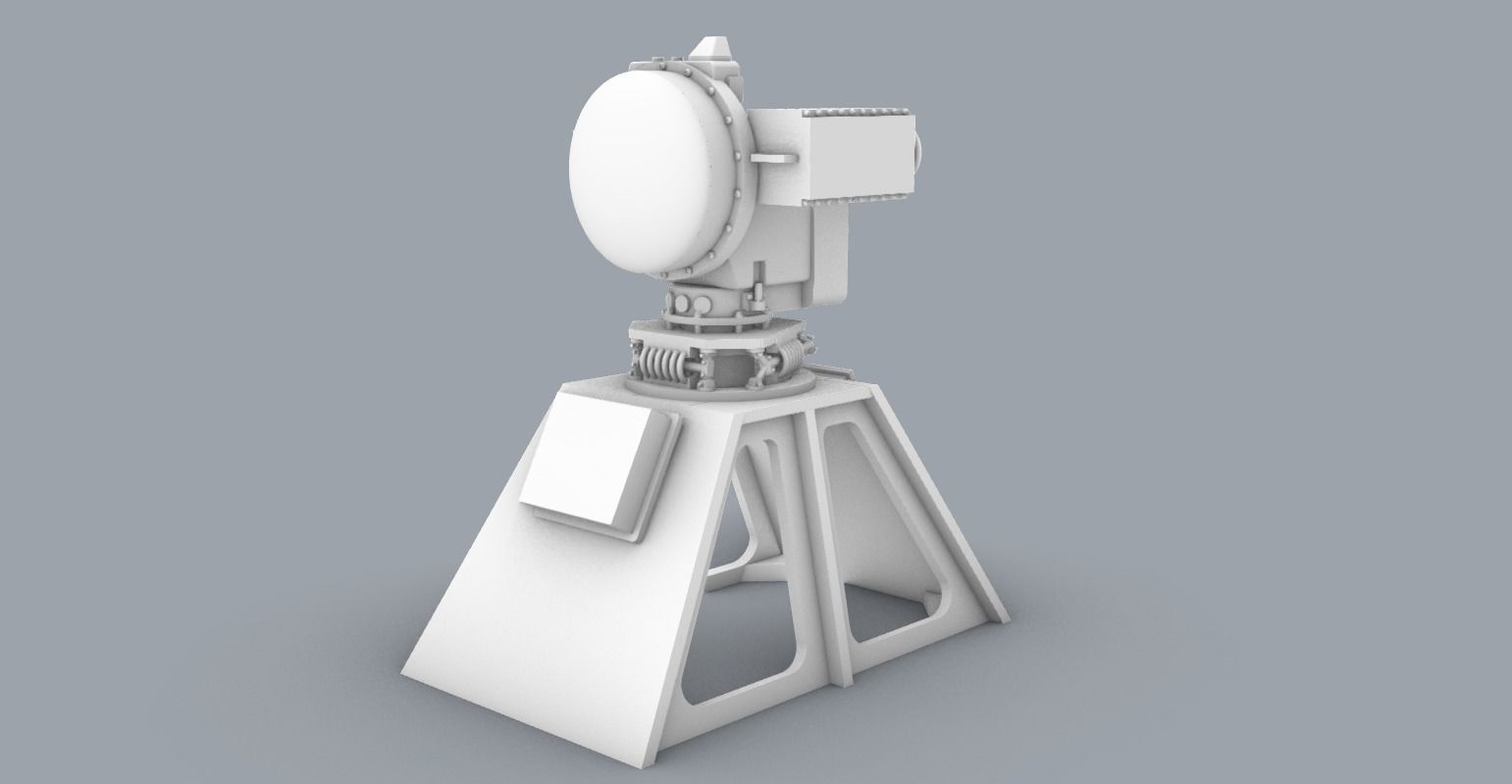 Ship Radars Set PM - 5 Models 3D print model_26