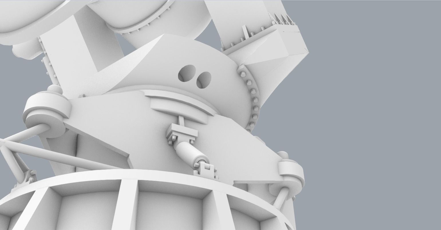 Ship Radars Set PM - 5 Models 3D print model_39