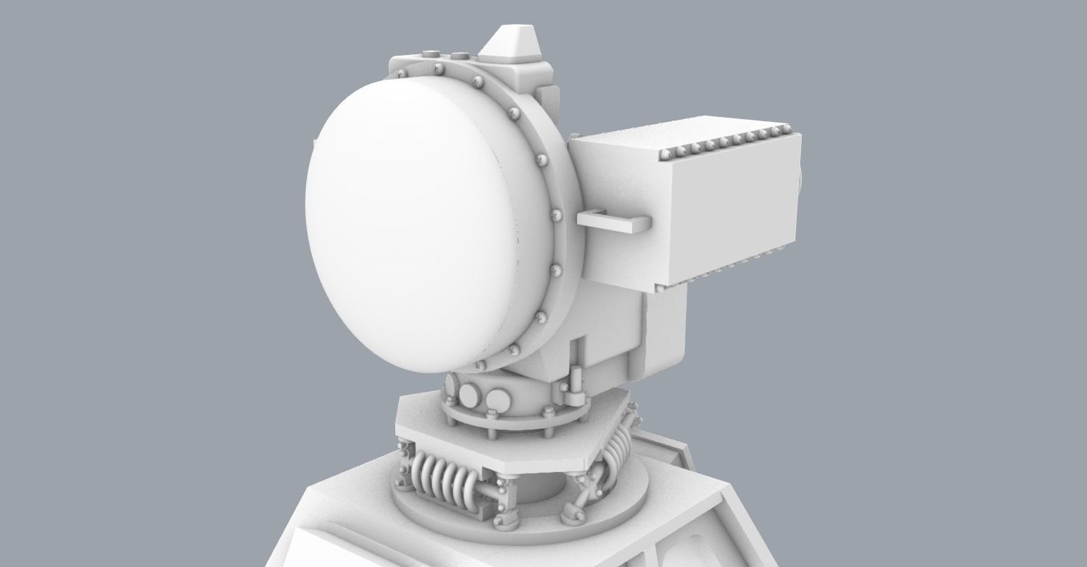 Ship Radars Set PM - 5 Models 3D print model_24