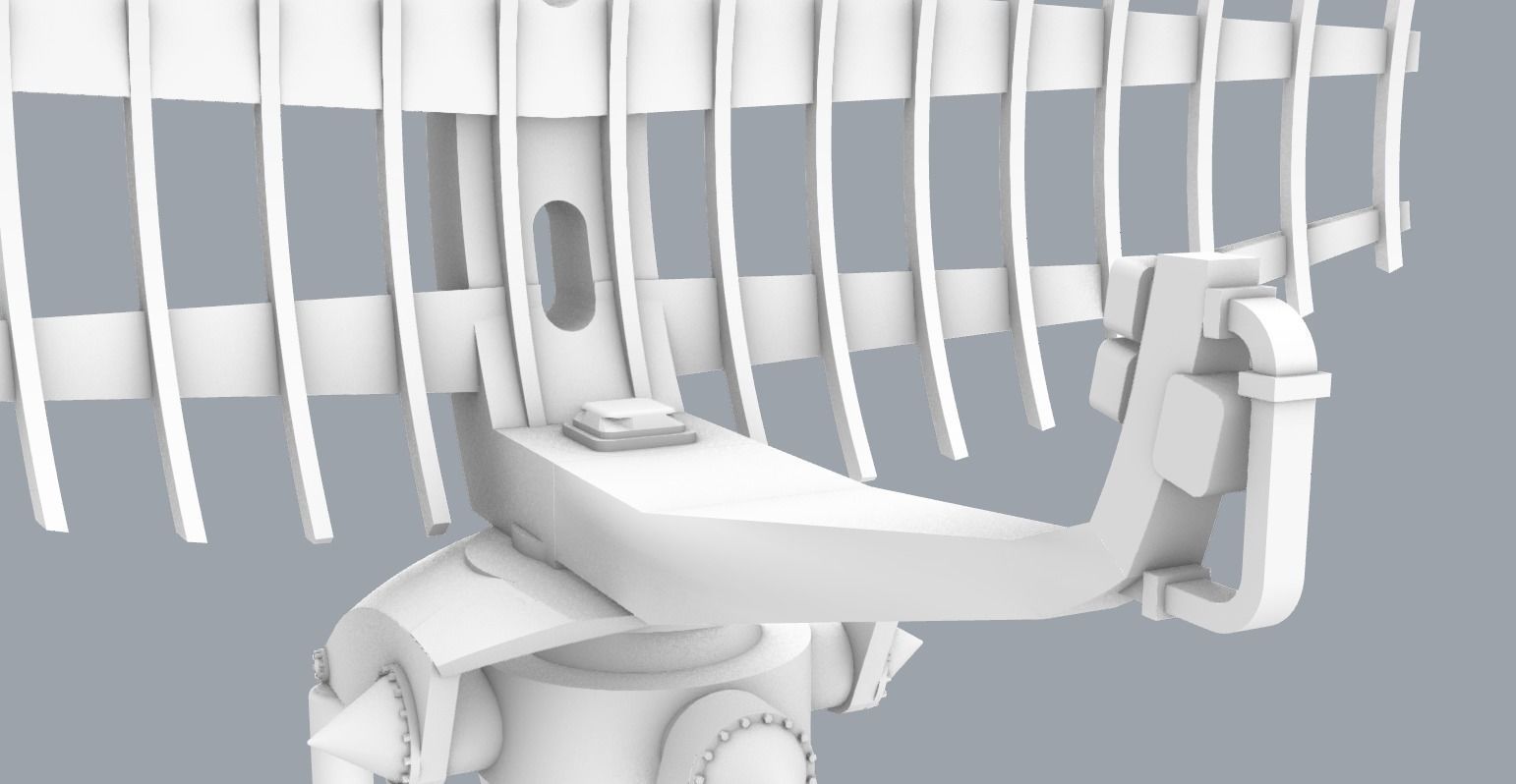 Ship Radars Set PM - 5 Models 3D print model_10