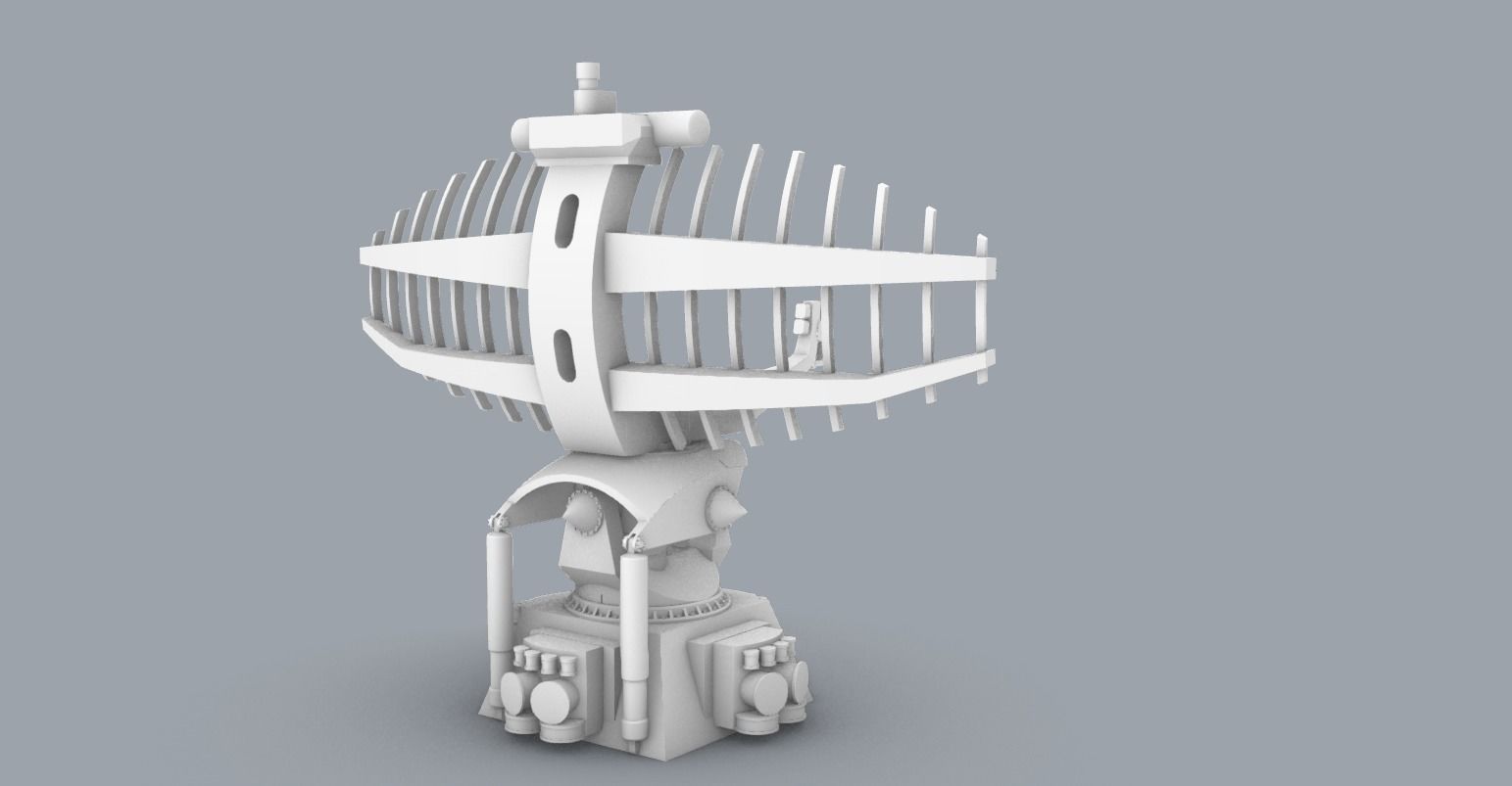 Ship Radars Set PM - 5 Models 3D print model_6