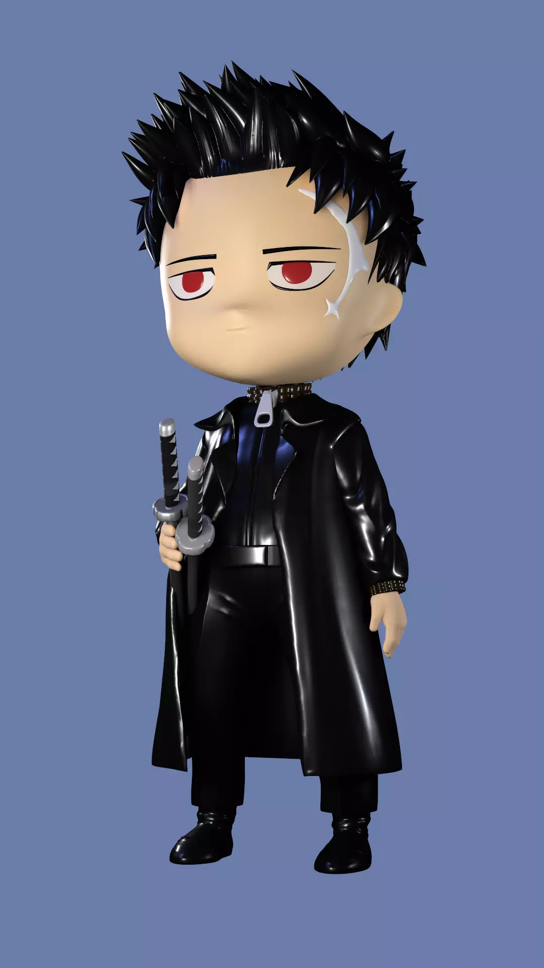 Kagura Bachi 3D print model_0