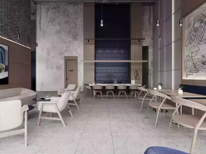 Marcus 21 Reserve Cafe by FGM 3D model