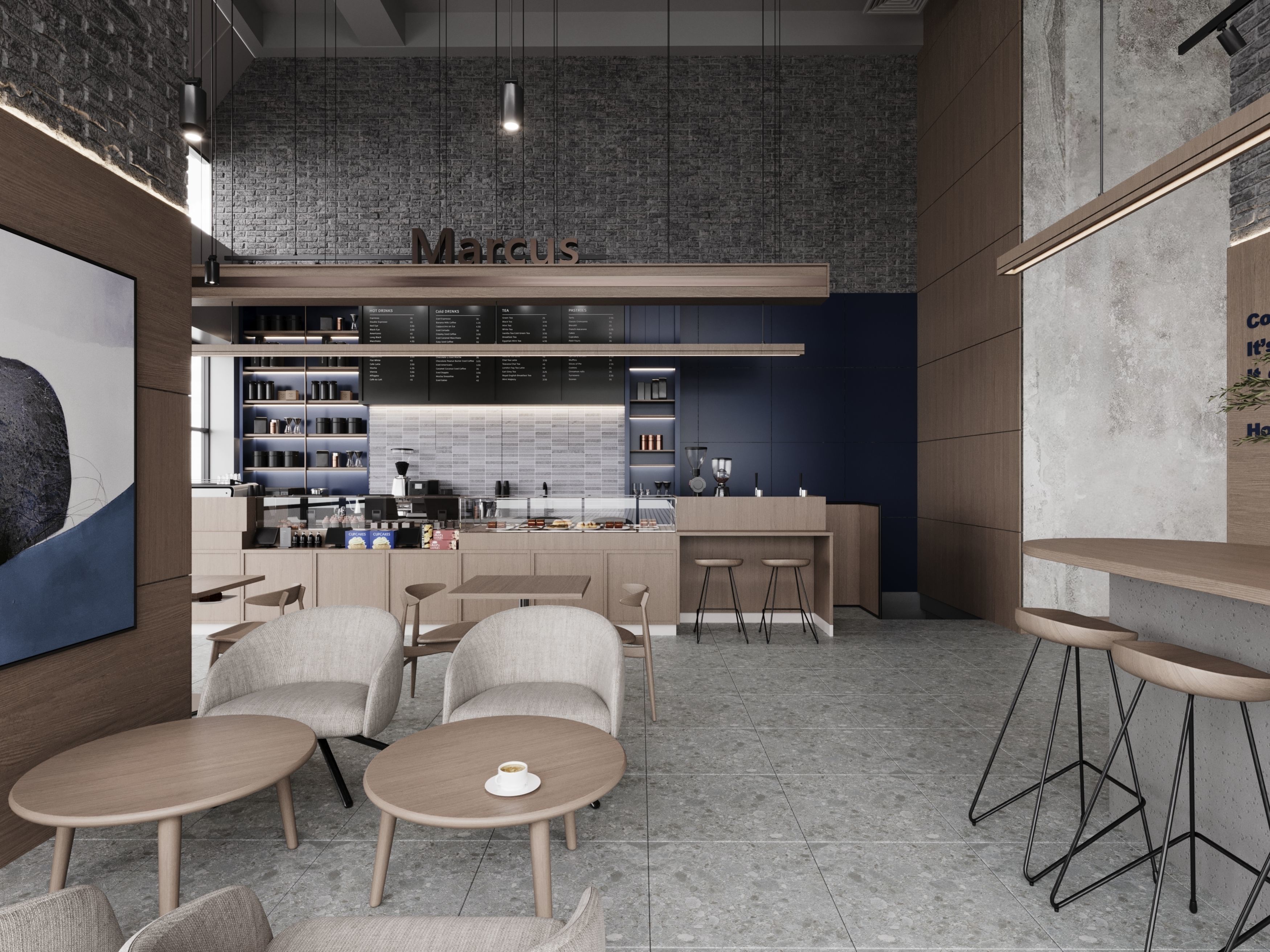 Marcus 21 Reserve Cafe by FGM 3D model_1