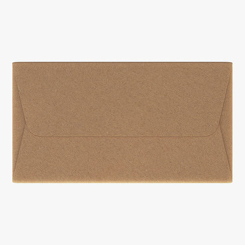Package Cardboard Trapezoid Box M 1 3D model 2