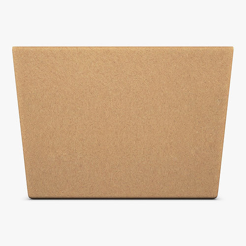 Package Cardboard Trapezoid Box M 1 3D model 4