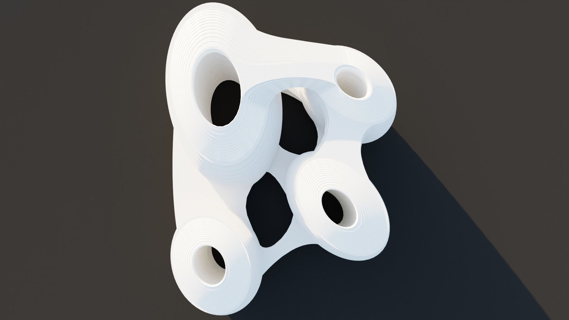 Galaxy Soho Building by Zaha Hadid Low-poly 3D model_1