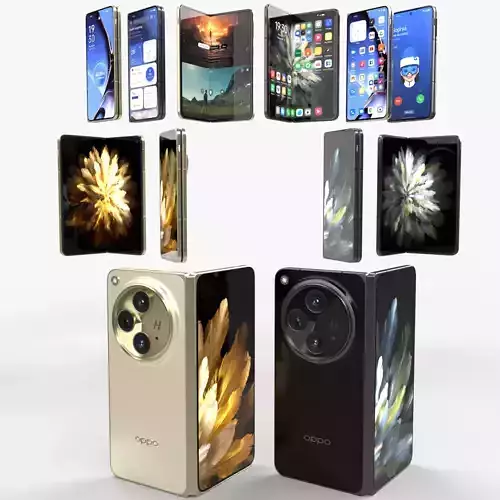 OPPO Find N3 all colors animated