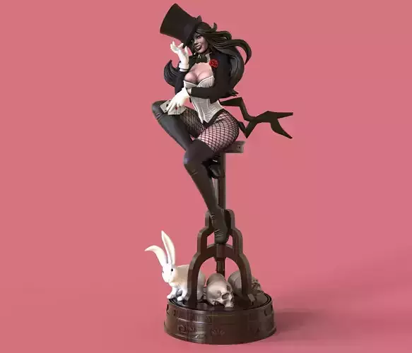 Zatanna from DC Comics Batman STL files for 3d printing