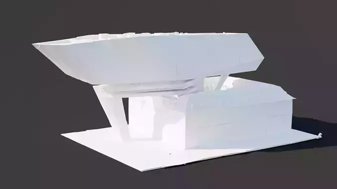 Antwerp Port House by Zaha Hadid Block Model