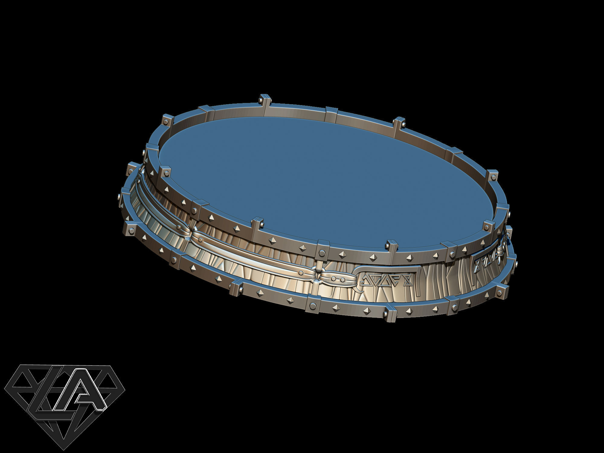 Medieval custom platform 3D model 3D printable | CGTrader